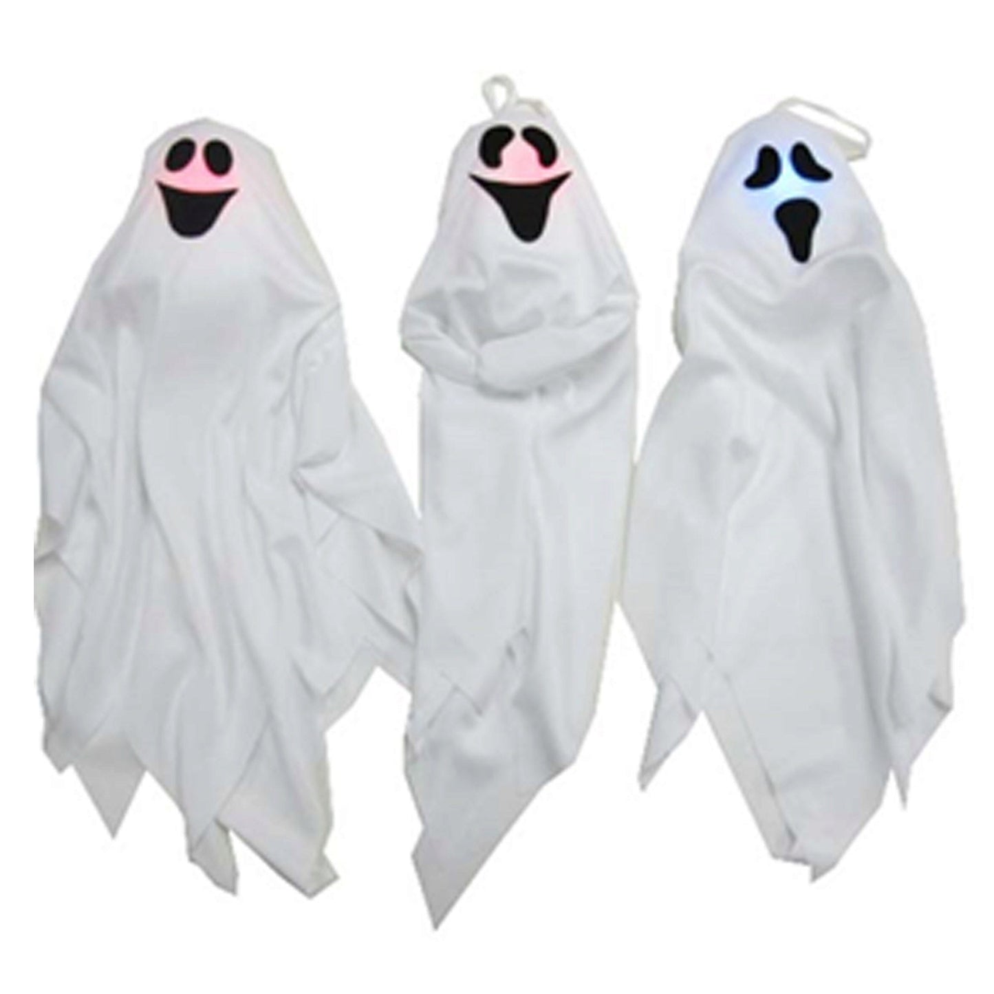 light up ghosts - halloween decorations  -- 10 per box