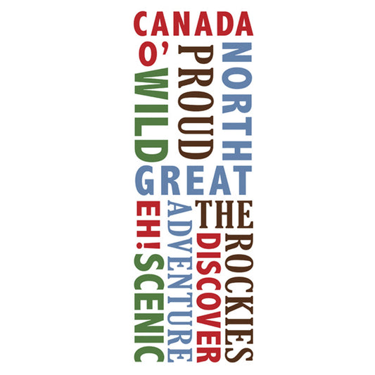 momenta glitter stickers with canadian phrases  -- 86 per box