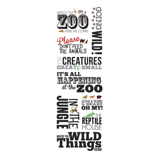 momenta zoo phrase stickers  - bulk -- 86 per box