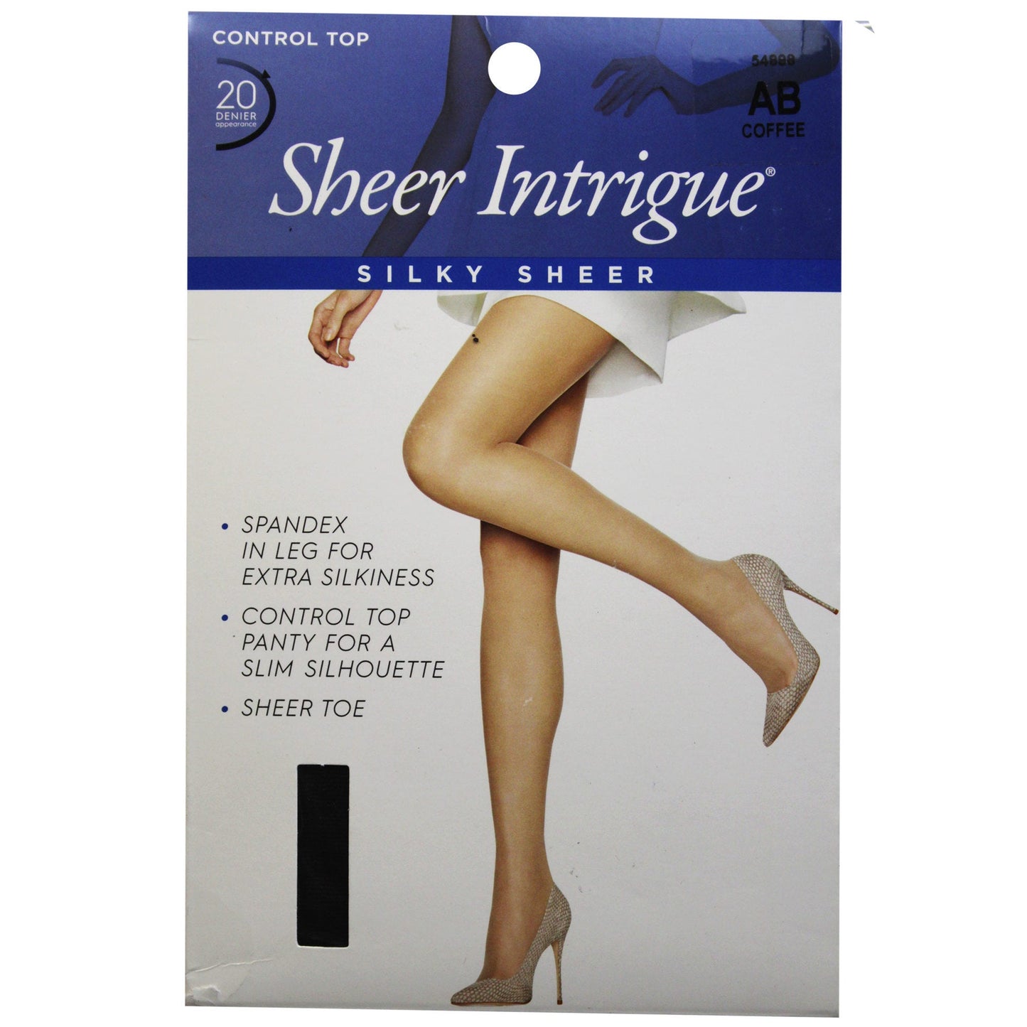 sheer intrigue coffee brown pantyhose - small/medium -- 33 per box