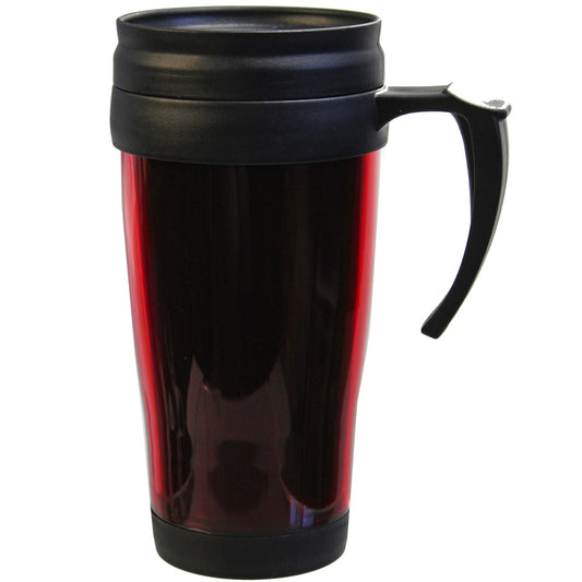 red double wall travel mug - - 16oz -- 20 per box