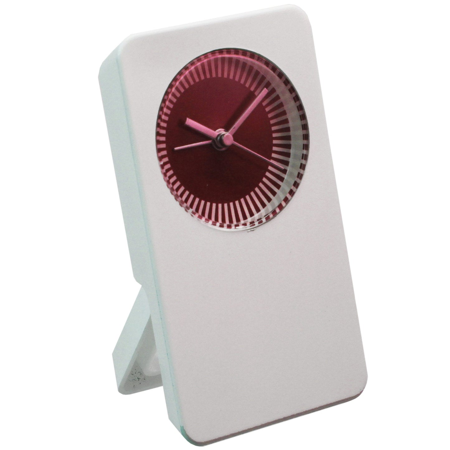 red analog desktop clock  -  -- 50 per box