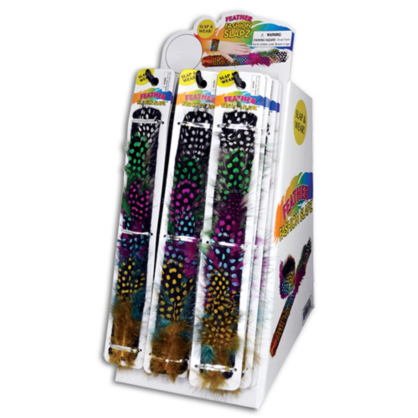 feather slap bracelets -  -- 89 per box