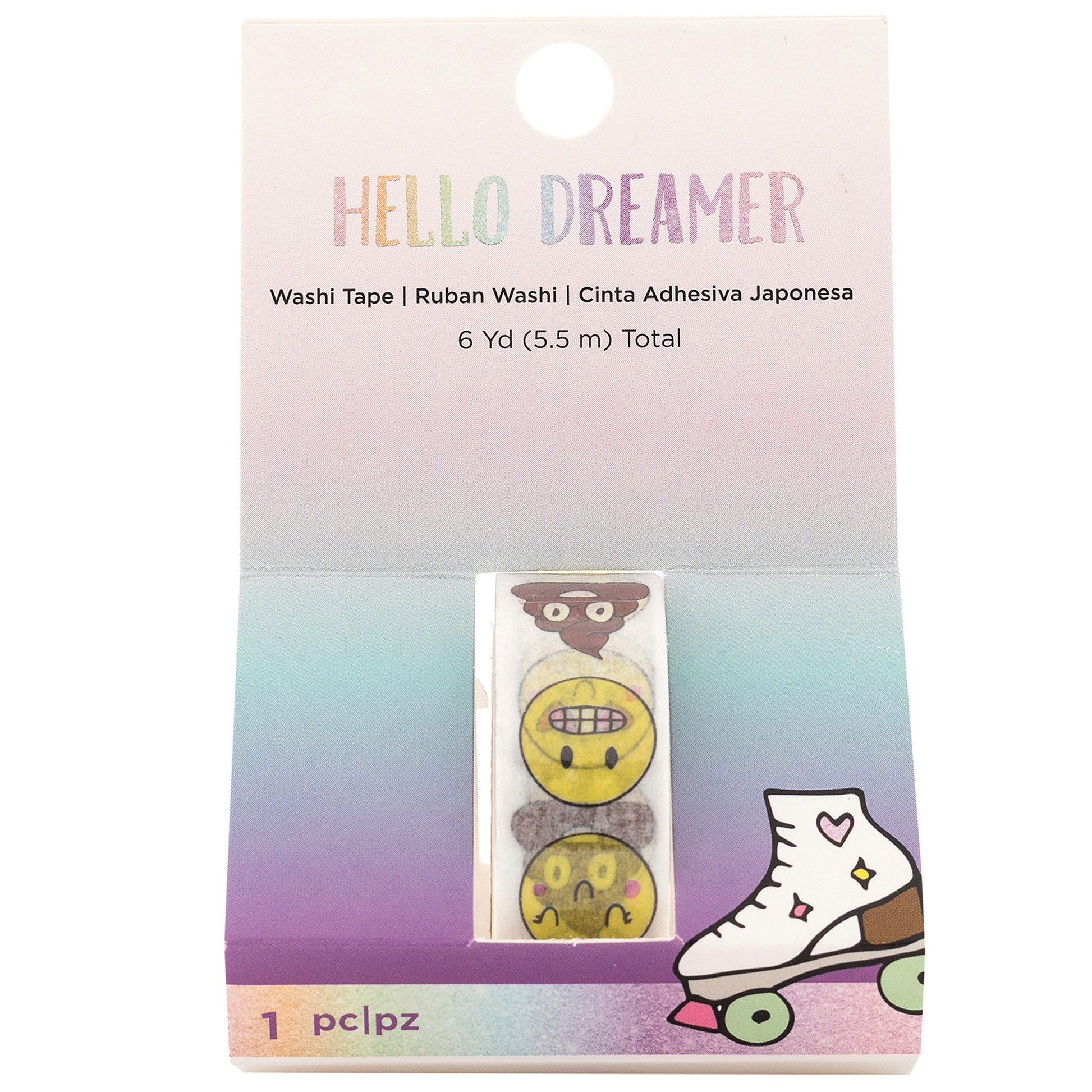 hello dreamer emoticon washi tape - bulk -- 48 per case