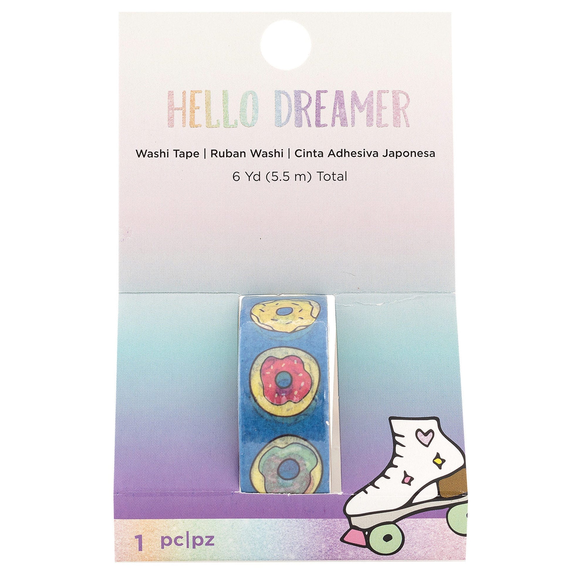 hello dreamer donuts washi tape - -  -- 48 per case