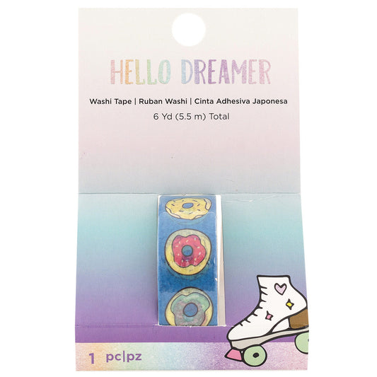 hello dreamer donuts washi tape - -  -- 48 per case