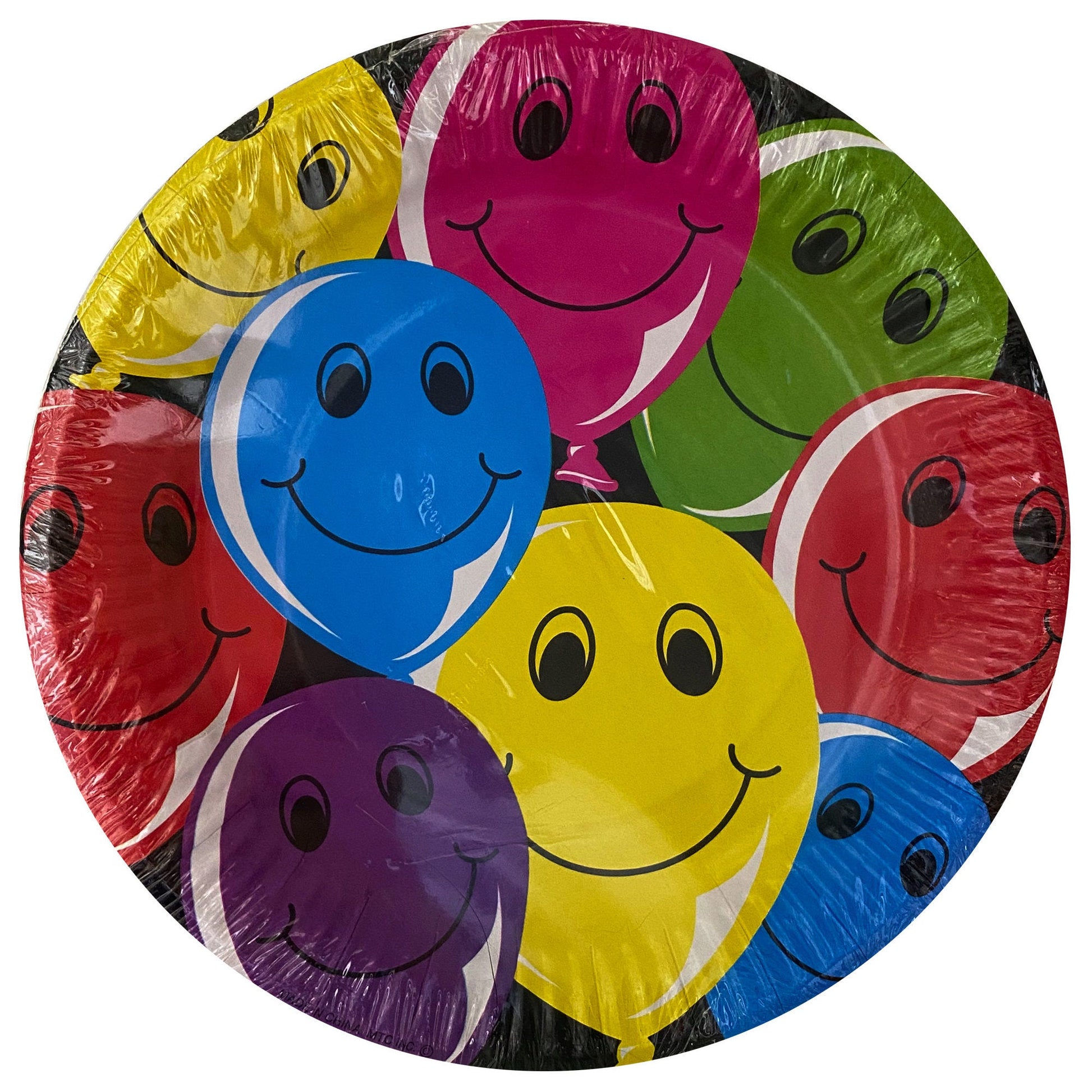 happy balloons 8 piece 7 inch party plates  -- 71 per box