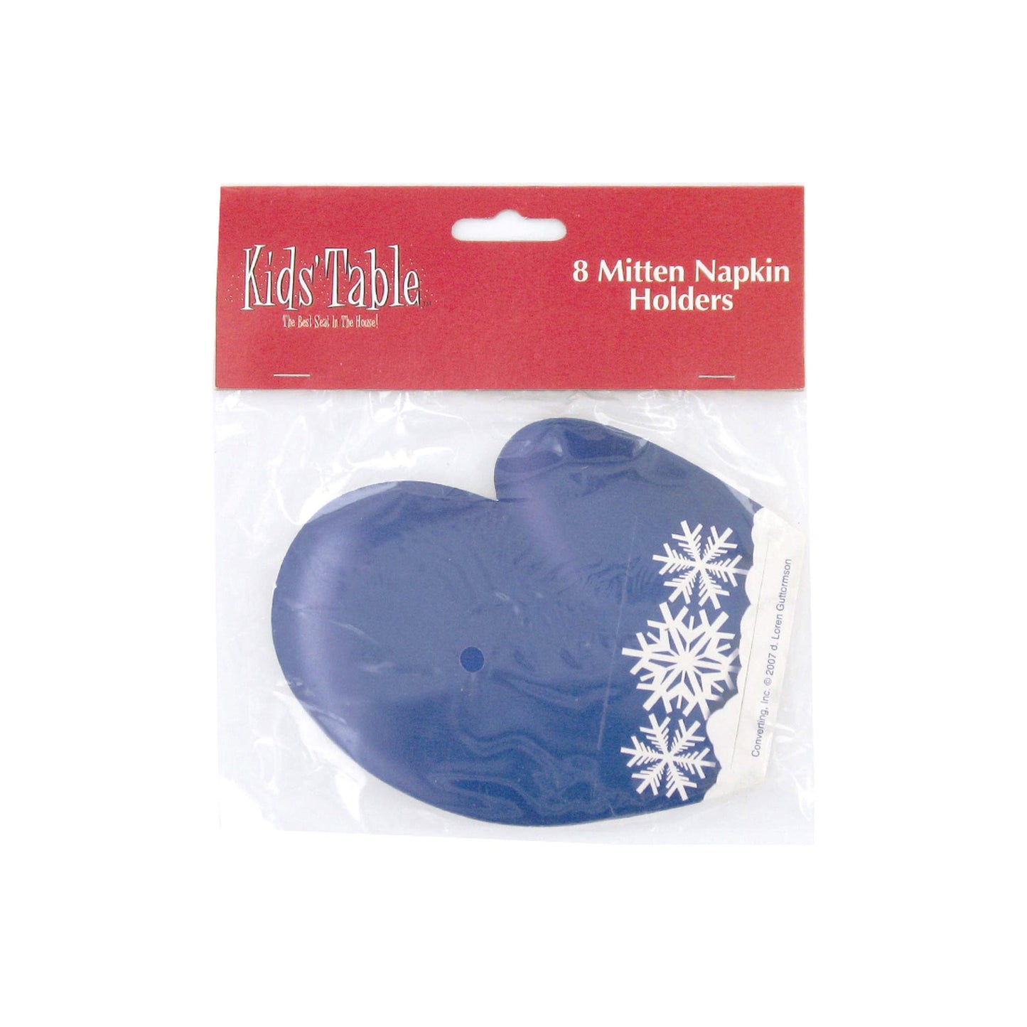 holiday fun kids mitten napkin holders - aa pack -- 125 per box