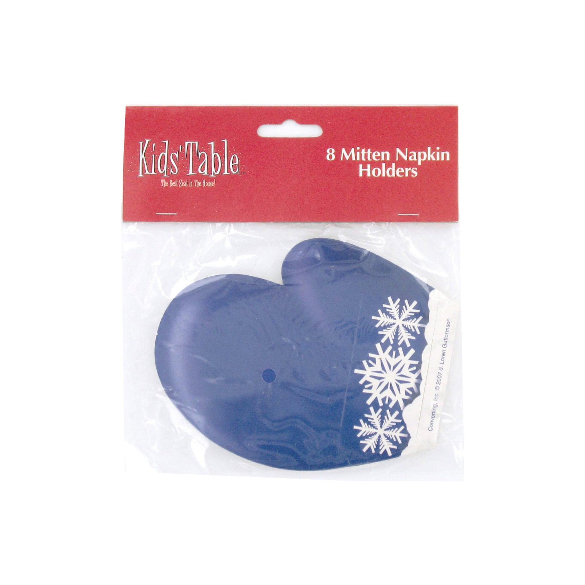 holiday fun kids mitten napkin holders - aa pack -- 125 per box