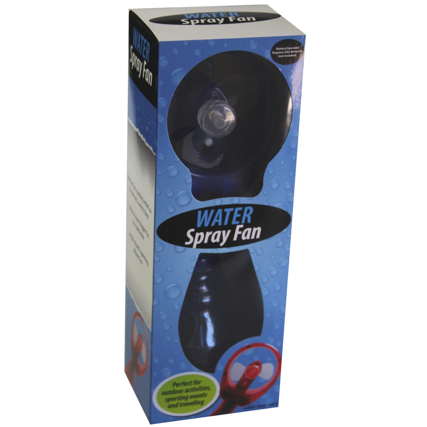 water spray fan - assorted colors -- 7 per box