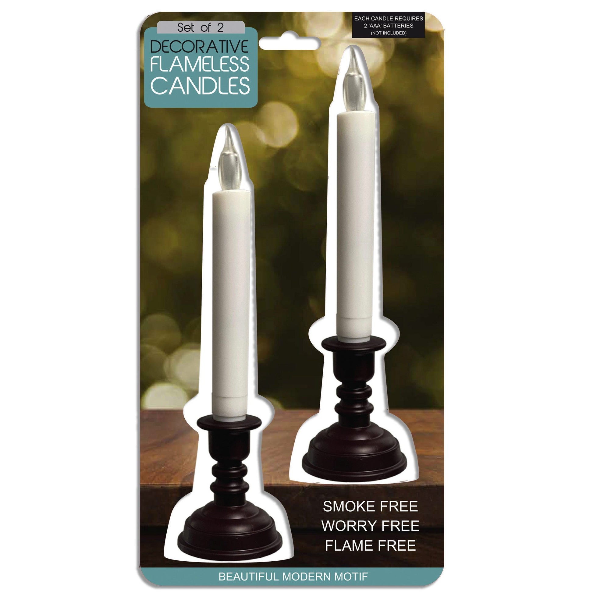 led candles - 2 piece -- 9 per box