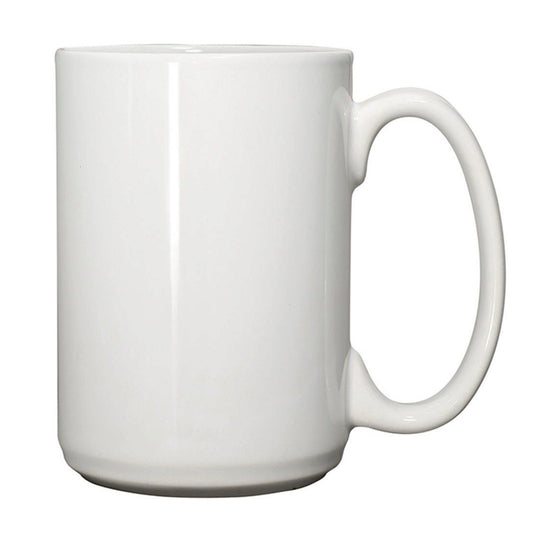 15 oz el grande white ceramic mugs -  -- 36 per case