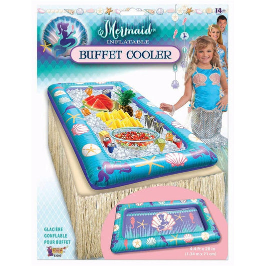 inflatable mermaid buffet cooler -- 13 per box