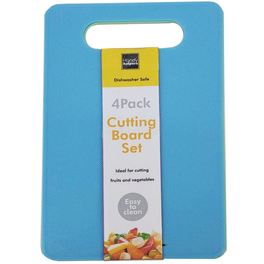 4 pack cutting board set -- 8 per box