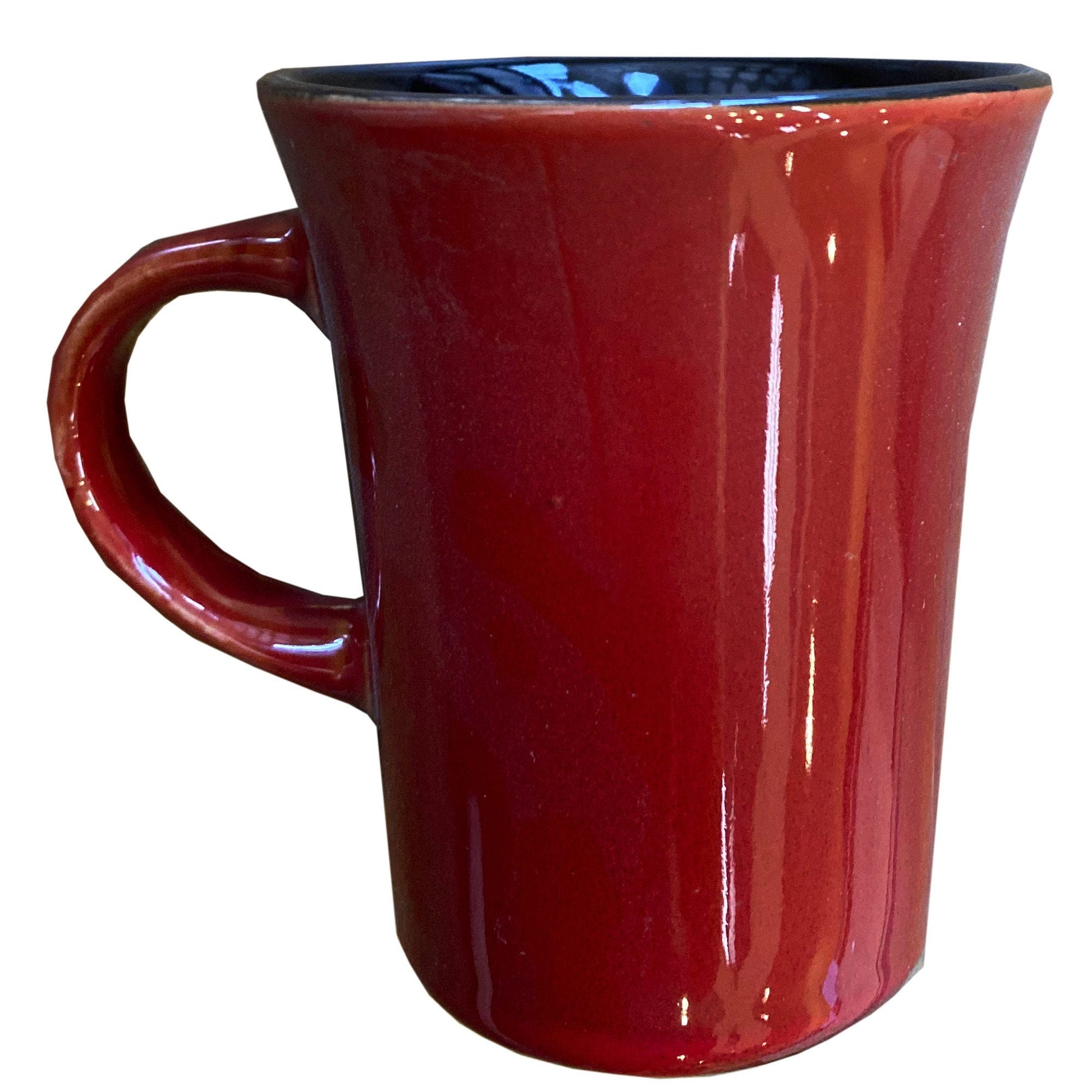 aztec reactive glaze mugs - red / green -- 36 per case