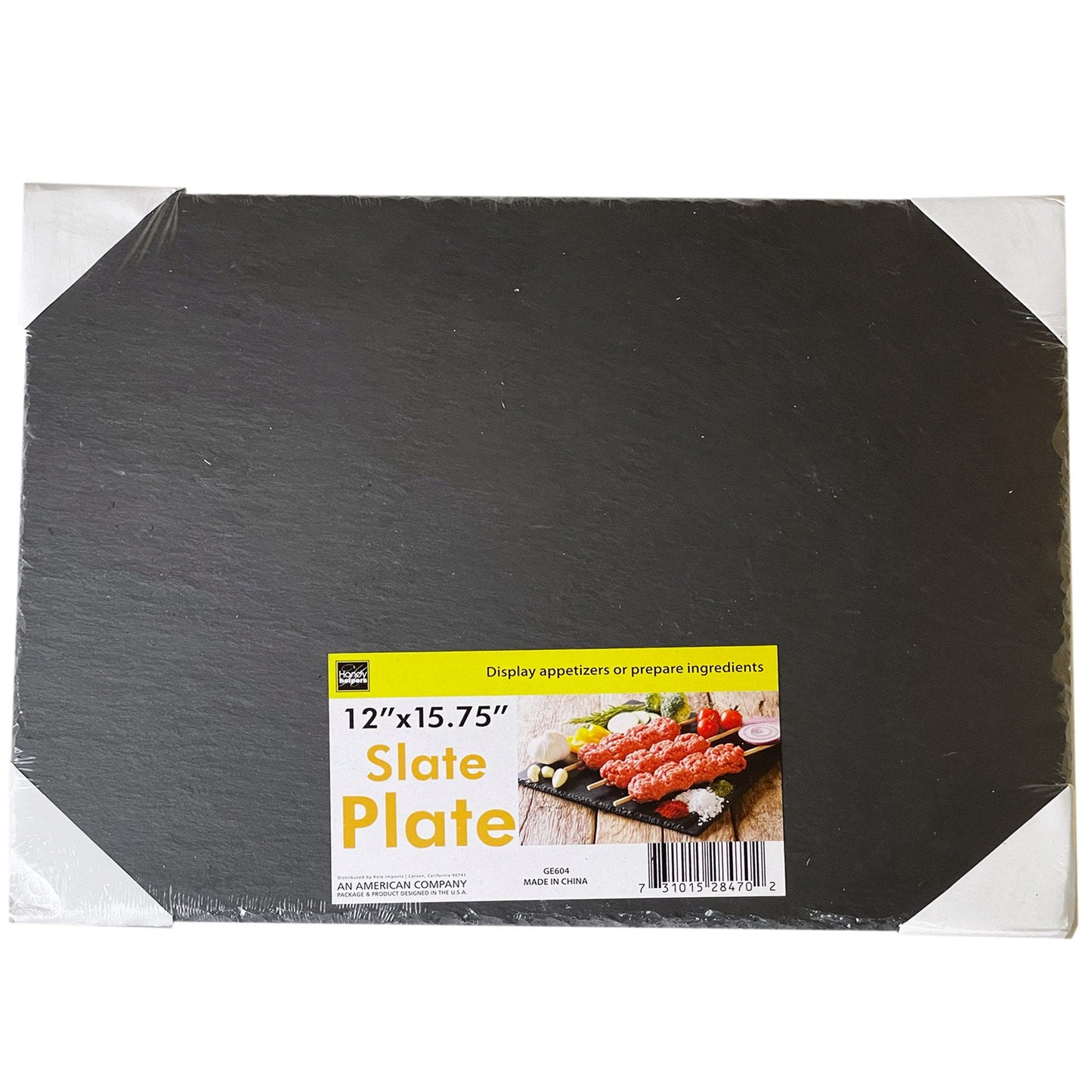 12 x 15.75 slate serving plate -- 5 per box