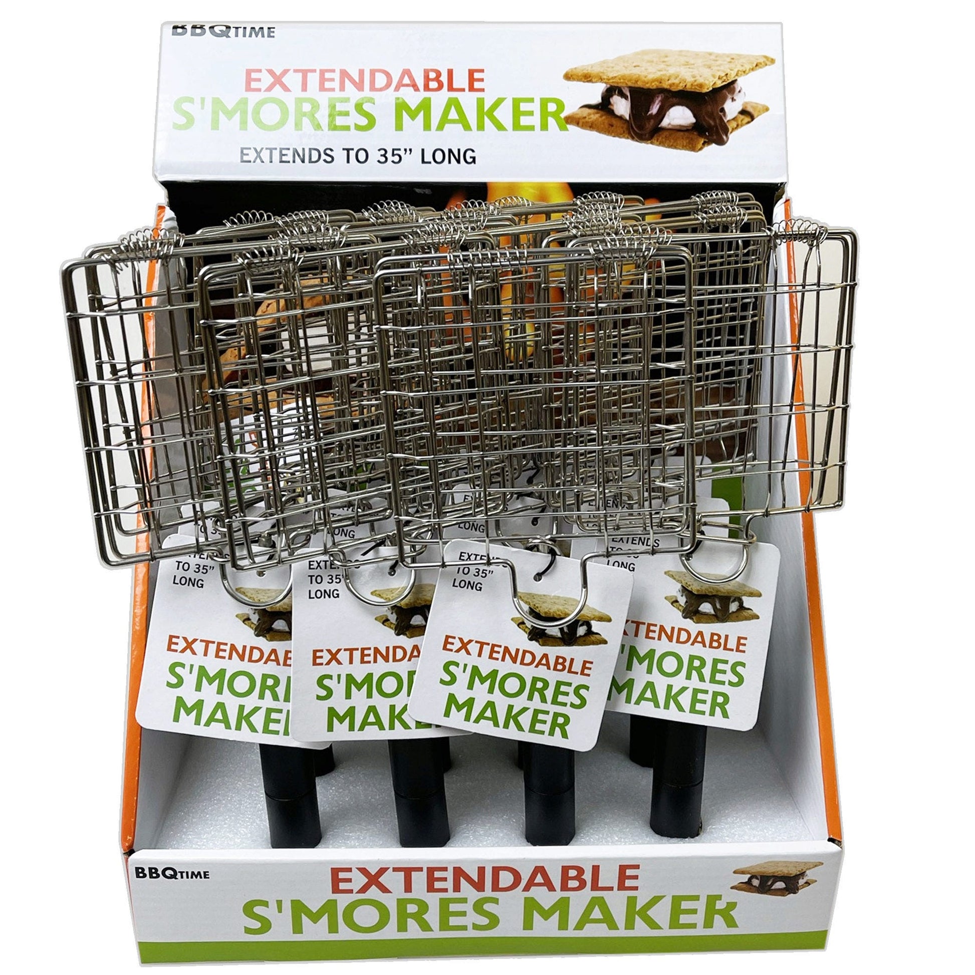 extendable s'mores maker countertop display -- 12 per box