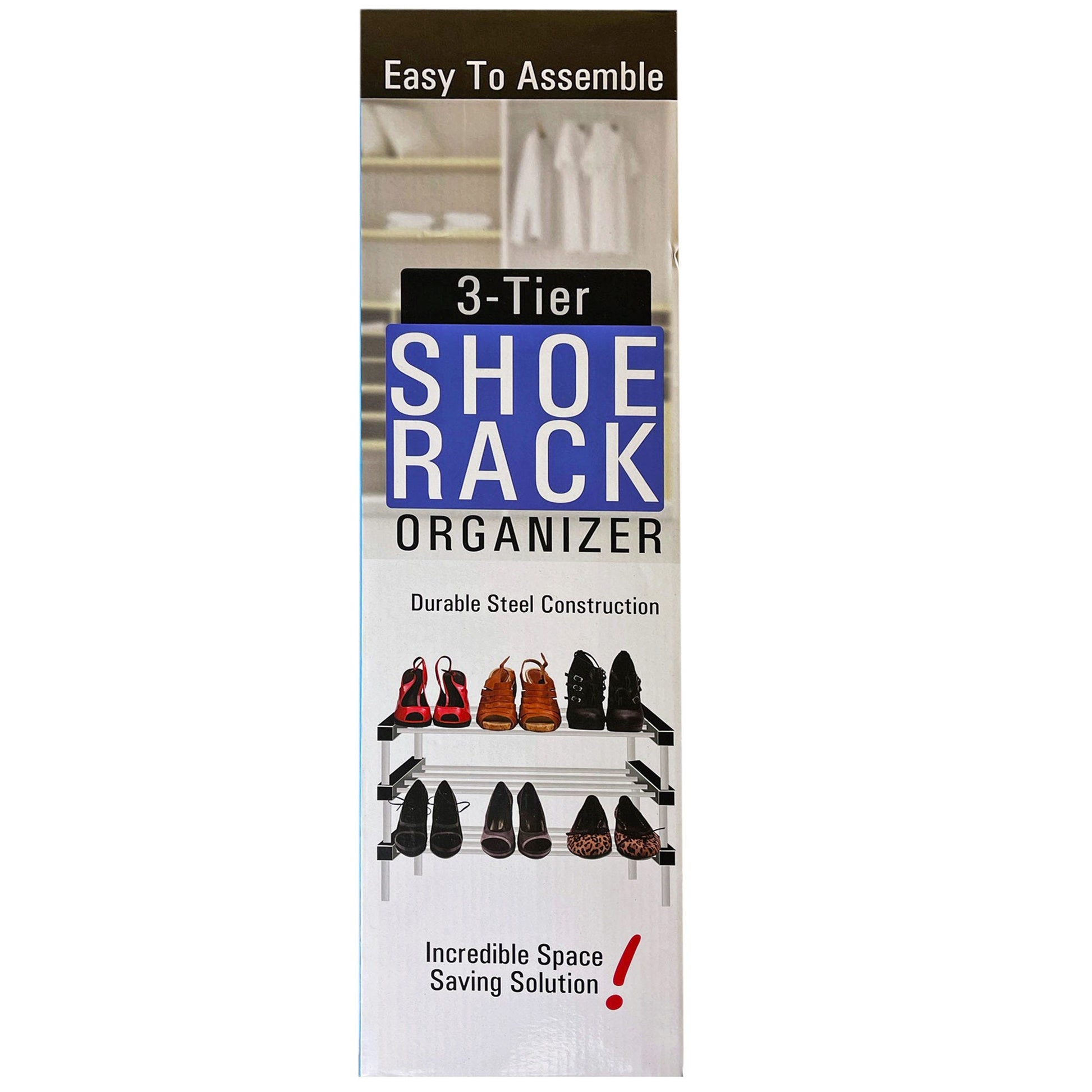 3 tier shoe rack -  - heavy duty -- 3 per box