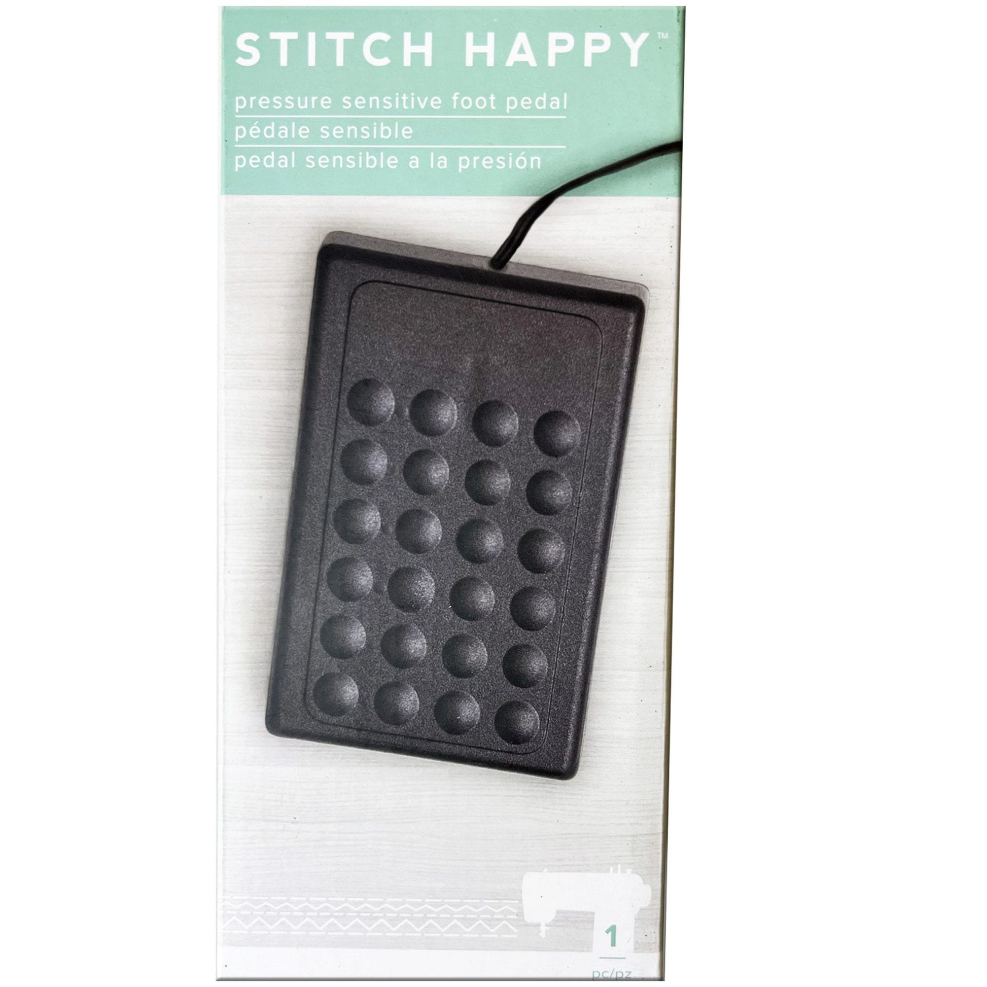 we-r stitch happy sewing foot pedal - pressure sensitive -  -- 14 per box