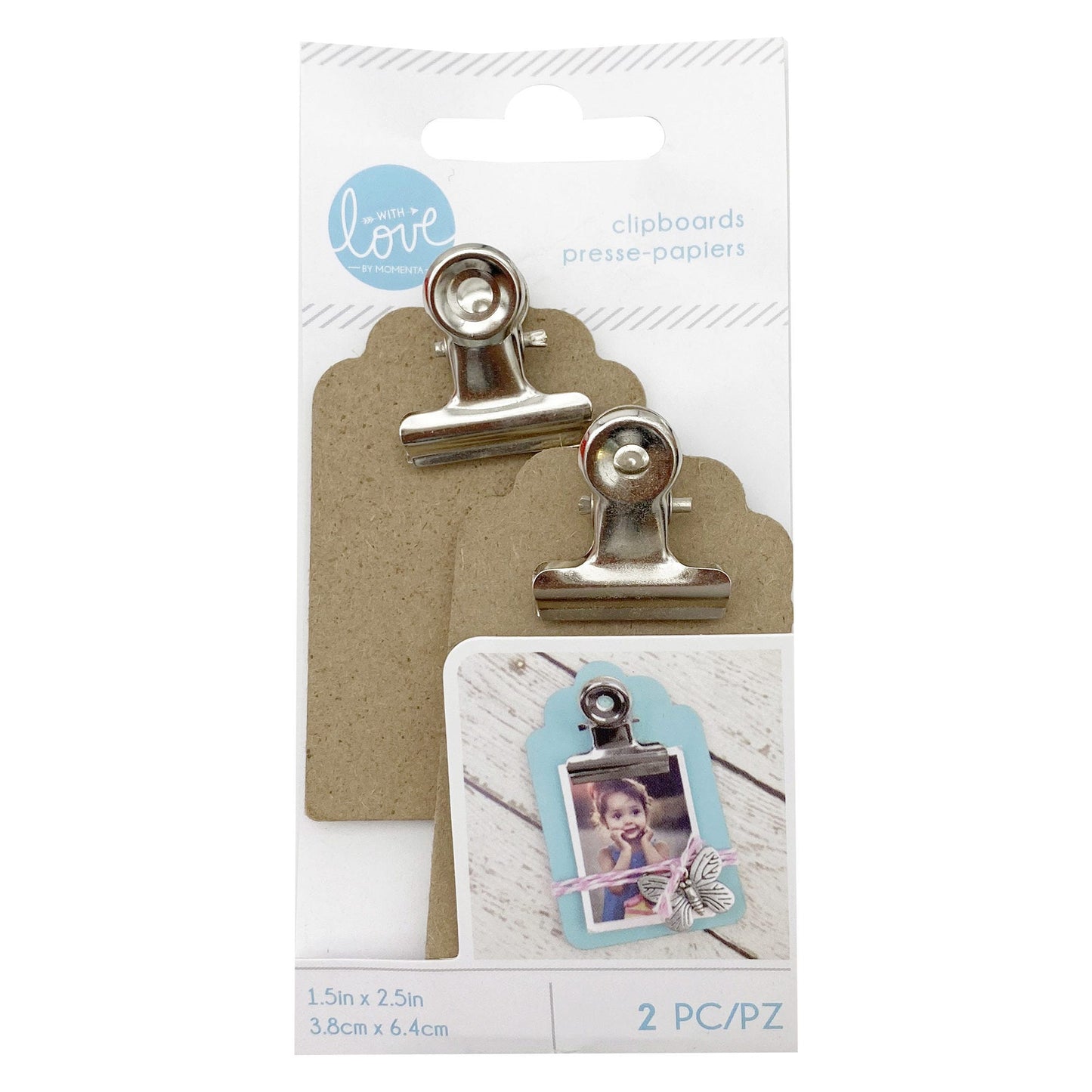 momenta 2 pack mini clipboards  -  -- 51 per box