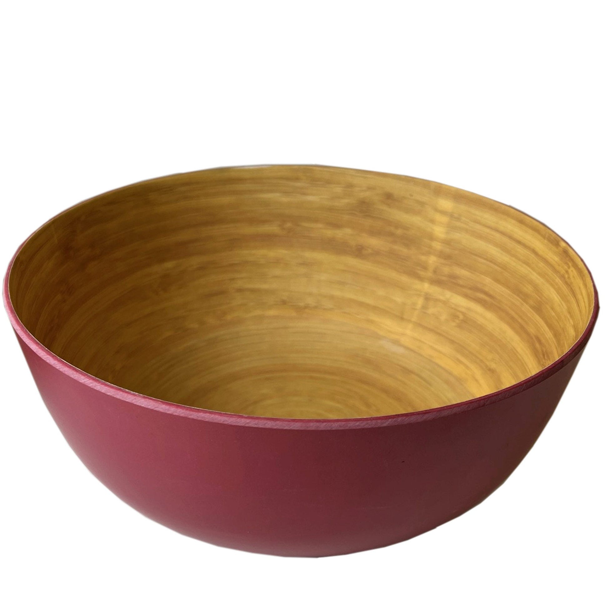 9 in bamboo melamine bowls - assorted colors -- 6 per case