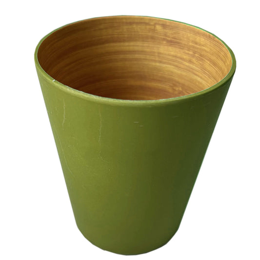 assorted color bamboo and melamine drinking cups  -- 24 per case