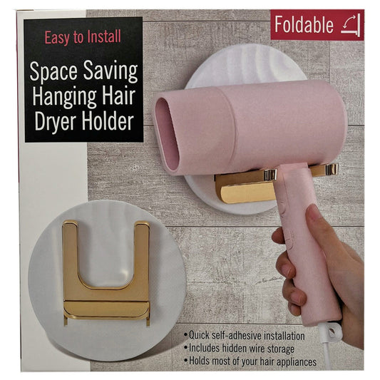 space saving hanging hair dryer holder -- 12 per box