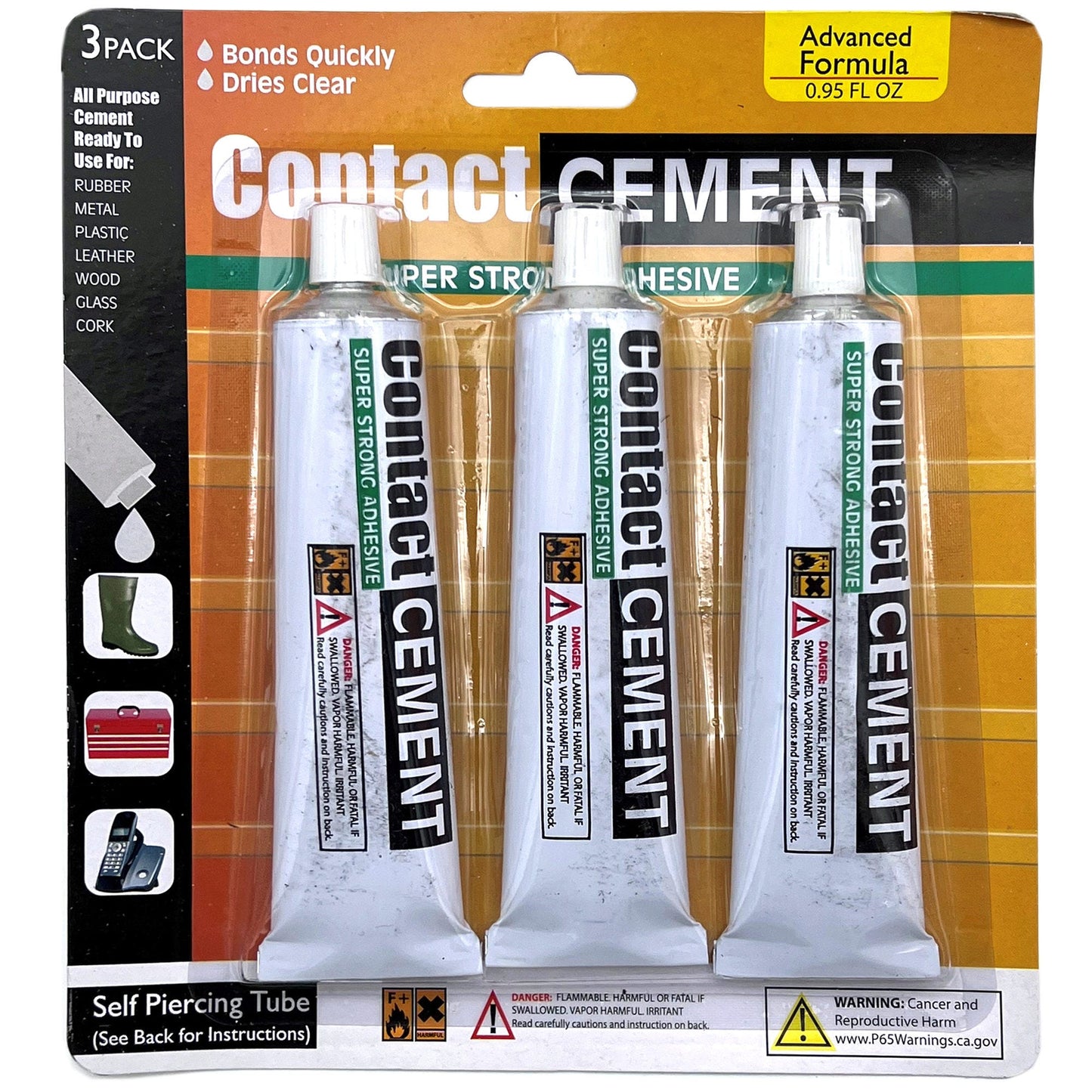 3 piece contact cement -- 24 per box