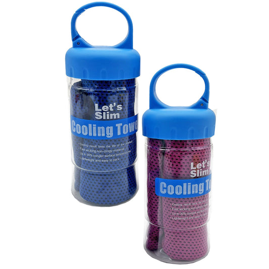 workout cooling towel in travel bottle -- 10 per box