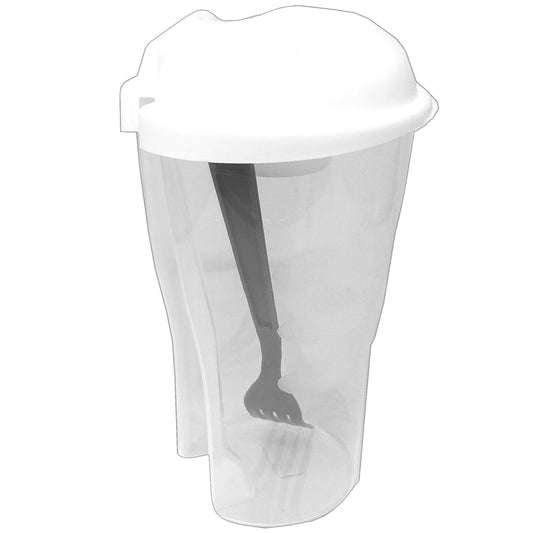 salad to go container in black -- 54 per case