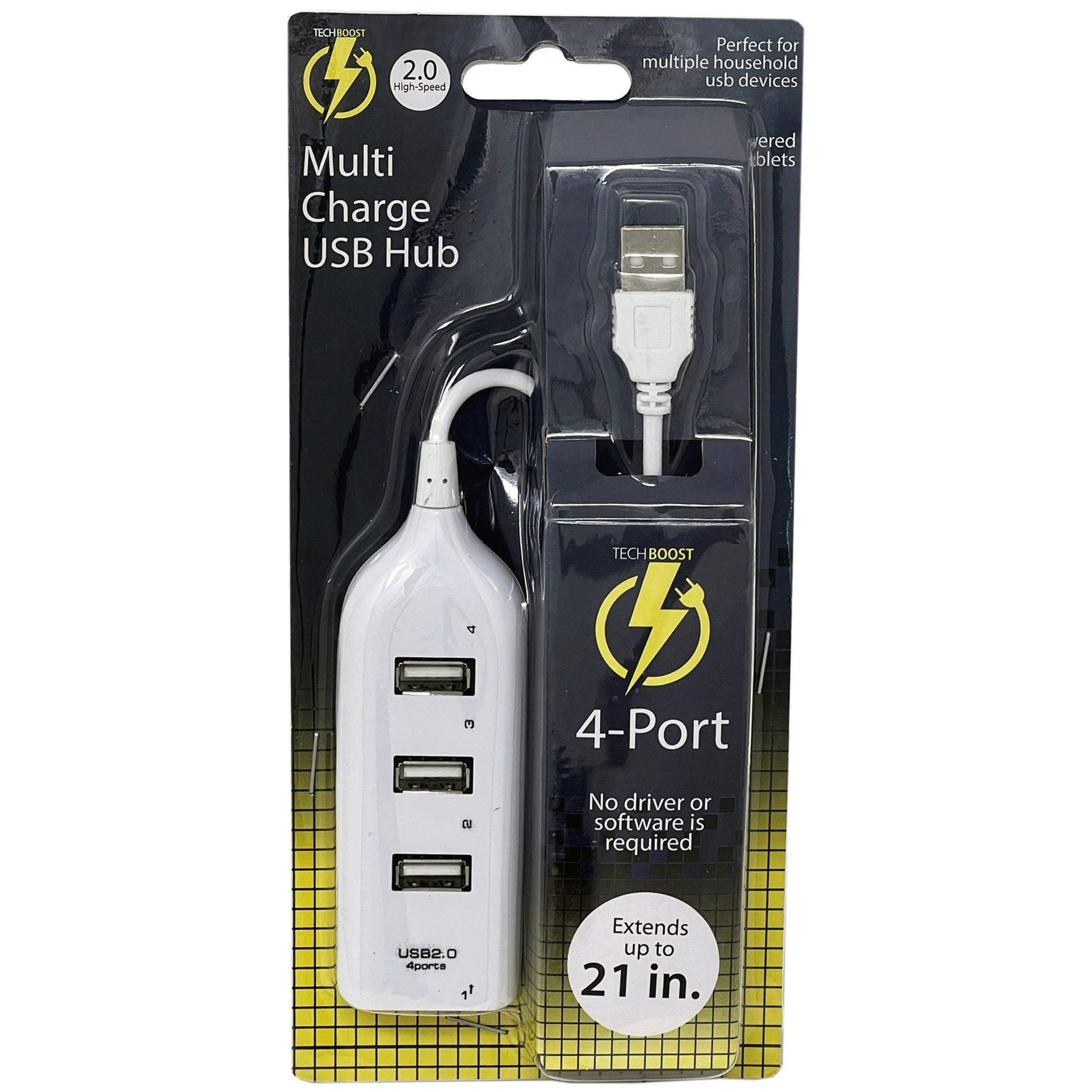 4- port multi- charge usb hub -- 24 per box