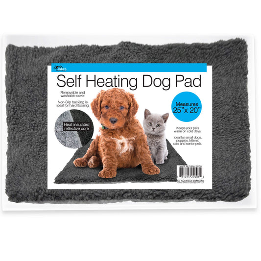 20 x25 soft pet self- heating pad bed -- 6 per box