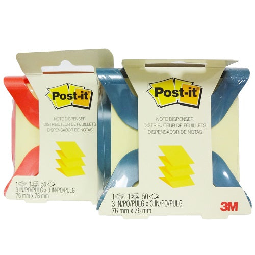 3m post- it notes 50ct w- dispenser -- 16 per case