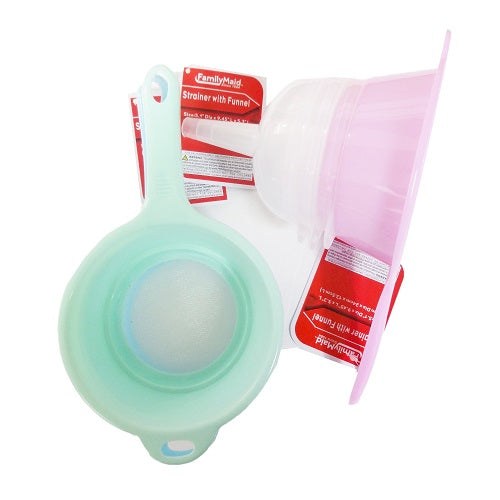 strainer w- funnel 5.1in asst clrs -- 24 per case