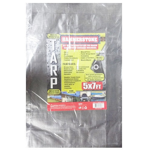 tarp silver 5 x 7 heavy duty -- 20 per case