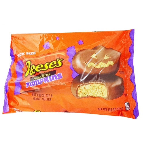 reeses cups pumpkins 9.6oz snack size -- 24 per case