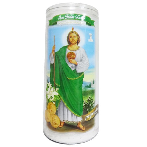 candle 9in 14 days san judas tadeo -- 6 per case