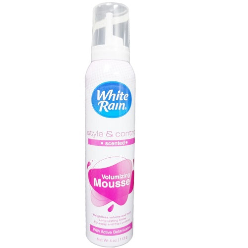 white rain mousse 4oz scented volumizing -- 12 per case