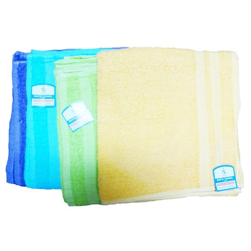 bath towels 24x48 asst clrs -- 12 per box