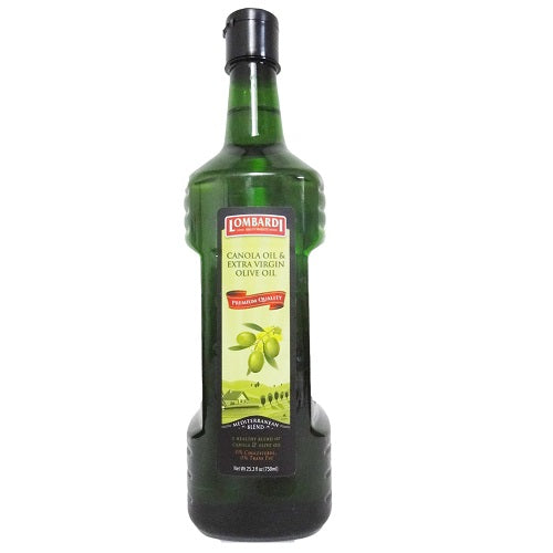 lombardi canola e.v olive oil 25.3oz -- 12 per case