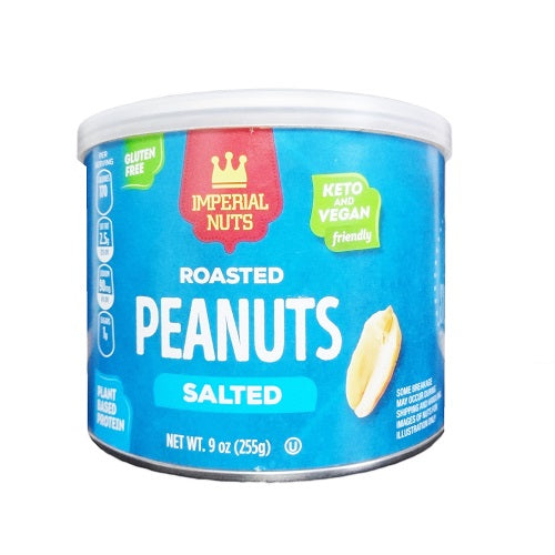 i.n peanuts roasted salted 9oz -- 12 per case