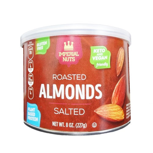 i.n almonds roasted salted 8oz -- 12 per case