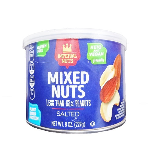 i.n mixed nuts salted 8oz -- 12 per case