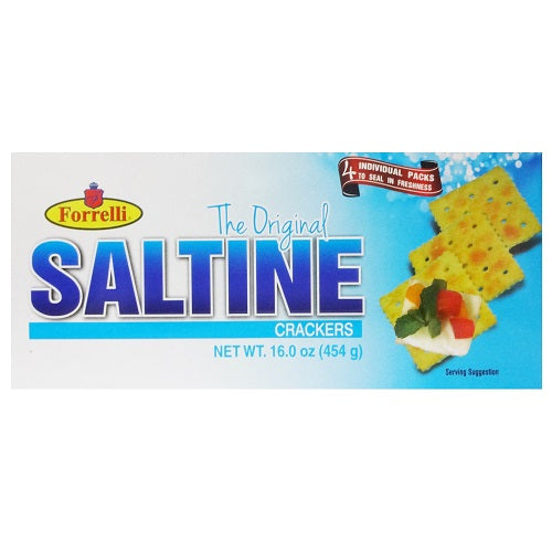 forrelli saltine crackers 16oz -- 12 per case