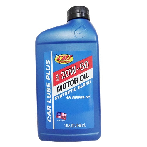 cmj brothers motor oil 20w-50 1qt sb -- 12 per case