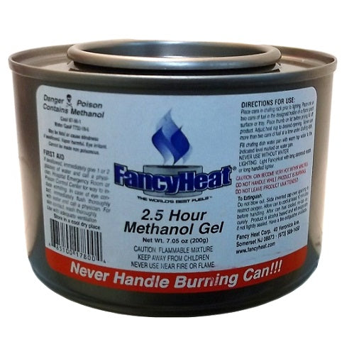 fancy heat methanol gel 2.5 hours -- 36 per box