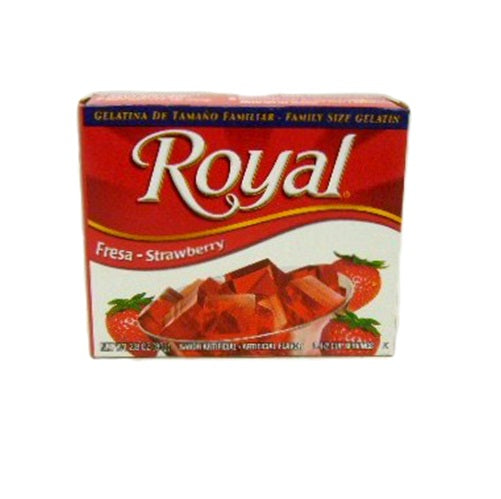 royal gelatin 2.8oz strawberry -- 12 per case