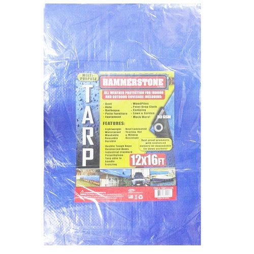 tarp blue 12 x 16 -- 10 per case