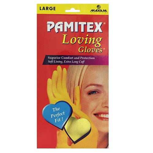 pamitex h-h ylw gloves lg box -- 24 per box