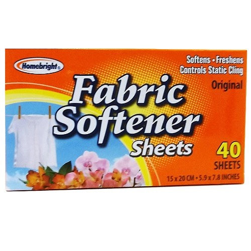 h.b fabric soft sheets 40ct original -- 24 per case